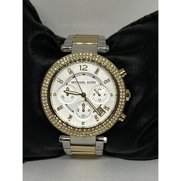 Michael Kors Parker MK5626 Womens Stainless Steel Analog Dial Quartz Watch UC462 - Picture 1 of 12